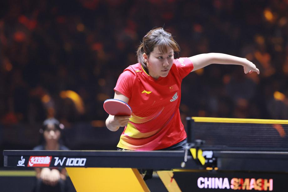 [图]WTT中国大满贯 陈幸同慑服朱雨玲晋级四强